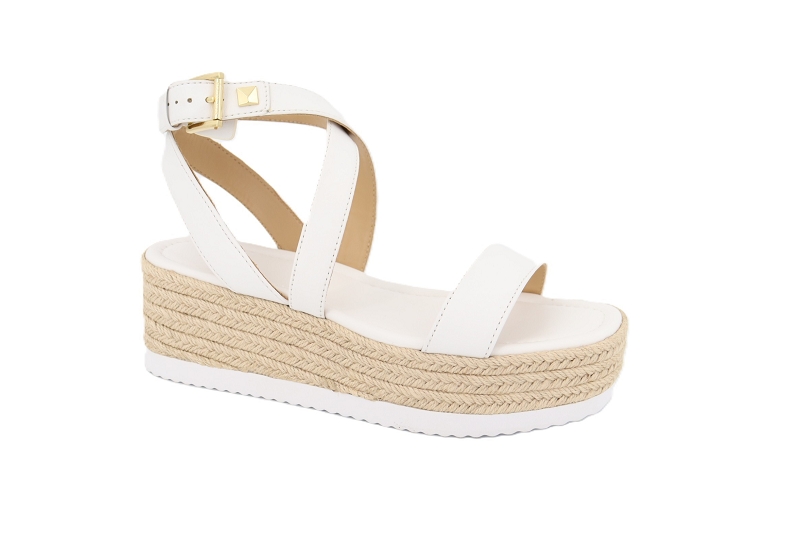Michael kors sandales nu pieds lowry wedge blanc0961302_2