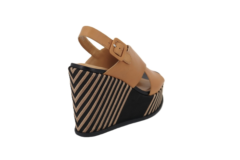 Elvio zanon sandales nu pieds bayadere marron0975101_4
