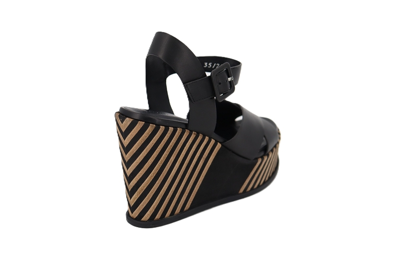Elvio zanon sandales nu pieds phare noir0975201_4