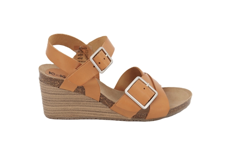 Kickers sandales nu pieds spainstrap jaune