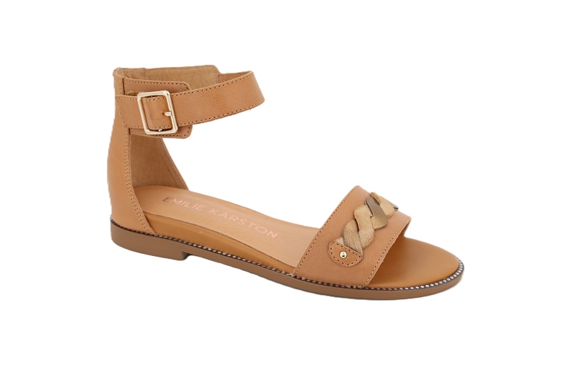 Emilie karston sandales nu pieds soukios marron1000201_2