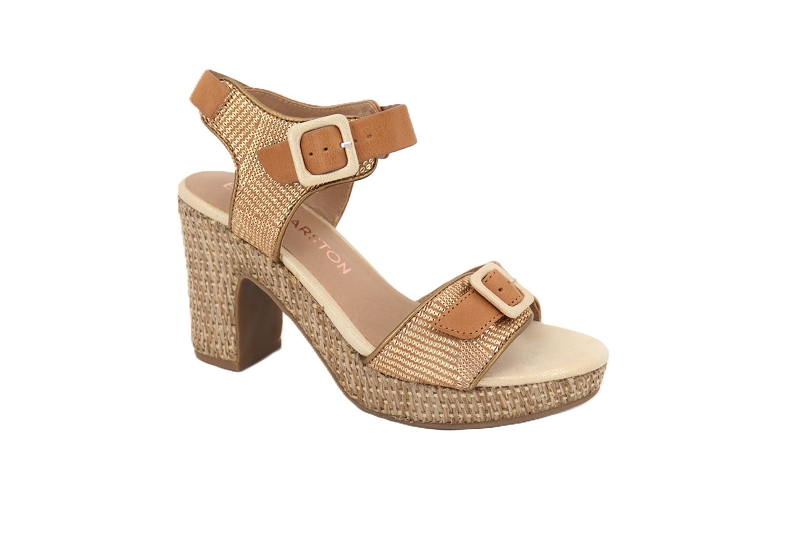 Emilie karston sandales nu pieds rounds marron1000601_2