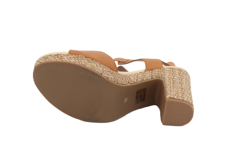 Emilie karston sandales nu pieds rounds marron1000601_5