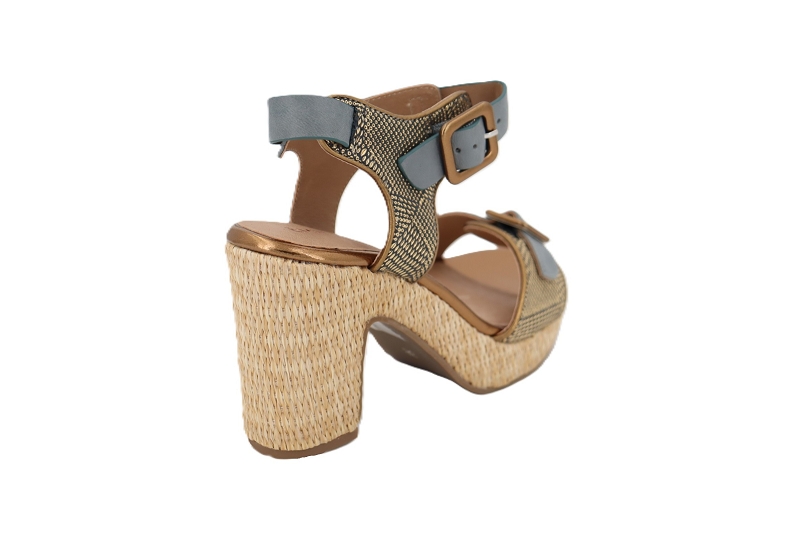 Emilie karston sandales nu pieds rounds bleu1000602_4