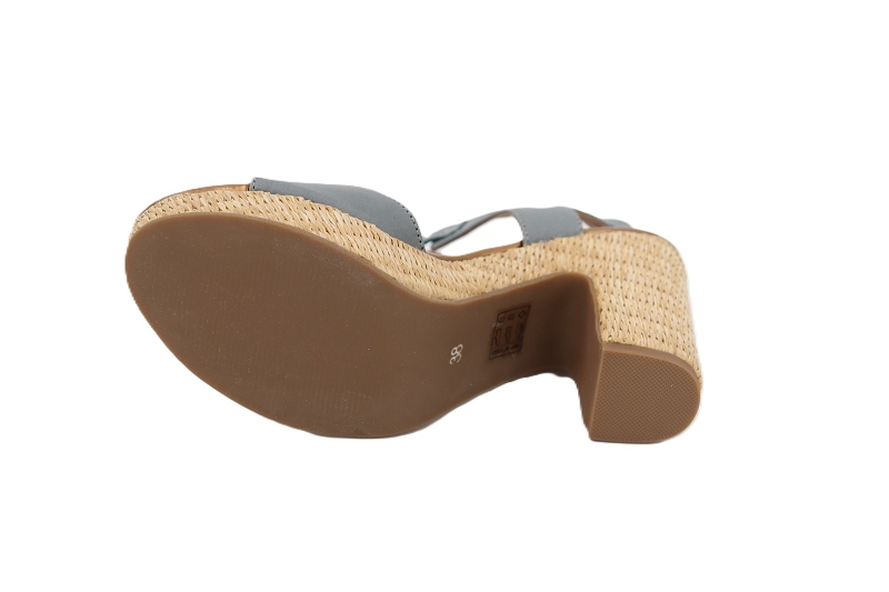 Emilie karston sandales nu pieds rounds bleu1000602_5