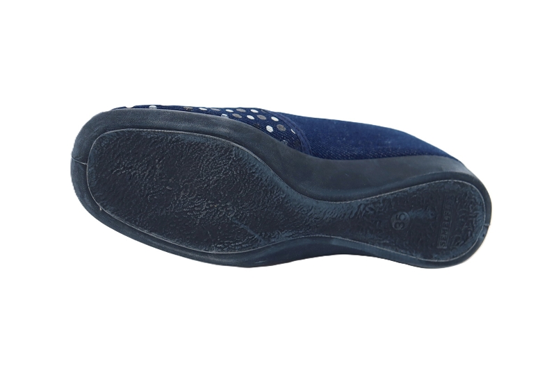 Semelflex chaussons pantoufles marie adele bleu1004301_5