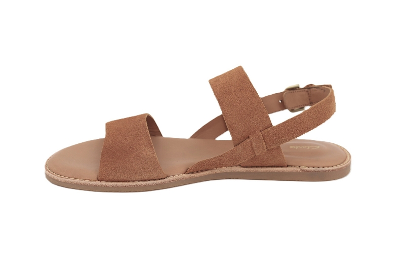 Clarks sandales nu pieds karsea strap marron1010202_3