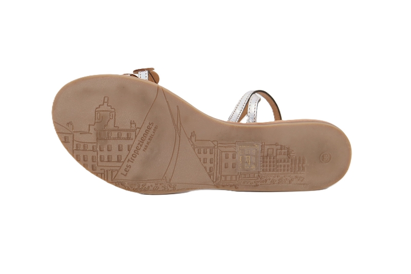 Les tropeziennes sandales nu pieds holo argent1026402_5