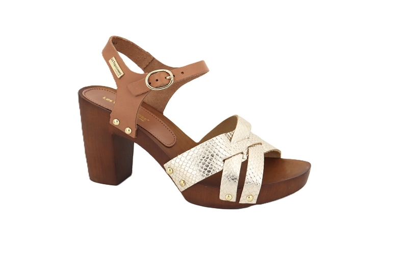 Les tropeziennes sandales nu pieds venice marron1026601_2