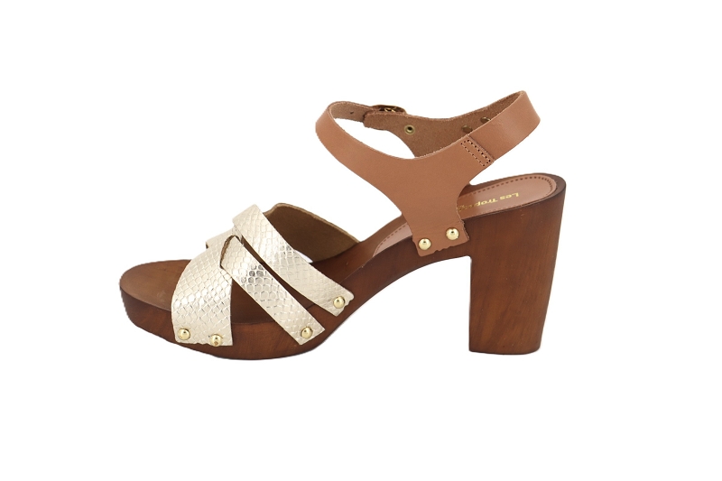 Les tropeziennes sandales nu pieds venice marron1026601_3