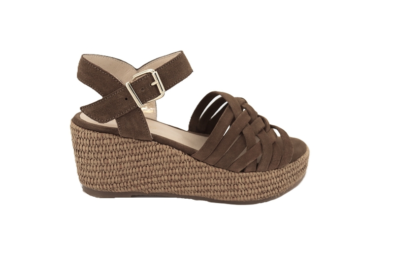 Schmoove woman sandales nu pieds luna sunset marron
