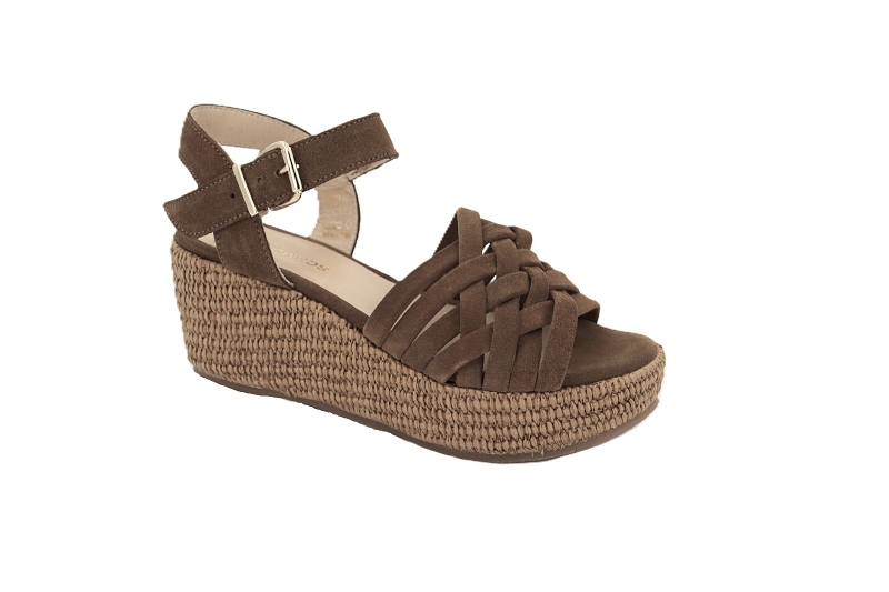 Schmoove woman sandales nu pieds luna sunset marron1029301_2