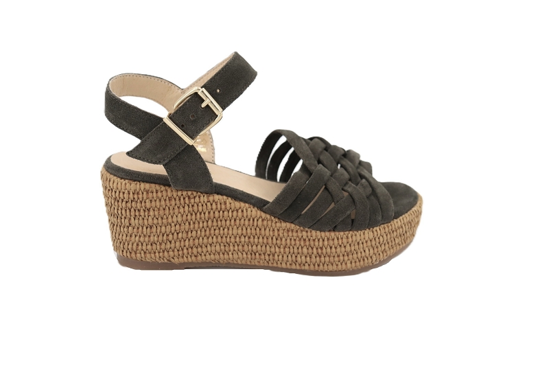 Schmoove woman sandales nu pieds luna sunset vert