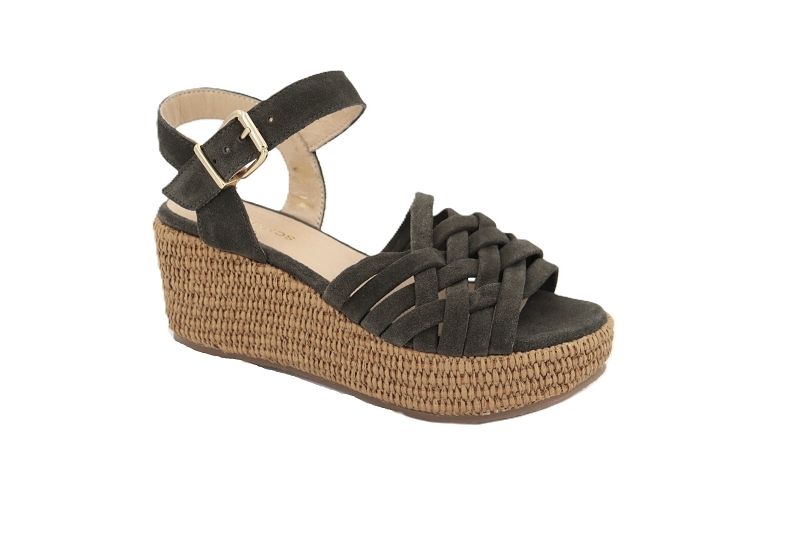 Schmoove woman sandales nu pieds luna sunset vert1029302_2