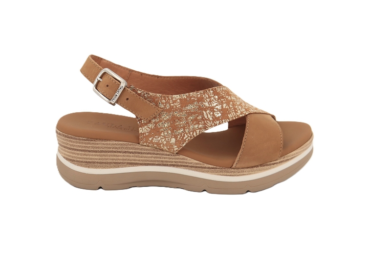 Paula urban sandales nu pieds celia marron