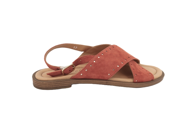 Aliwell sandales nu pieds sati marron