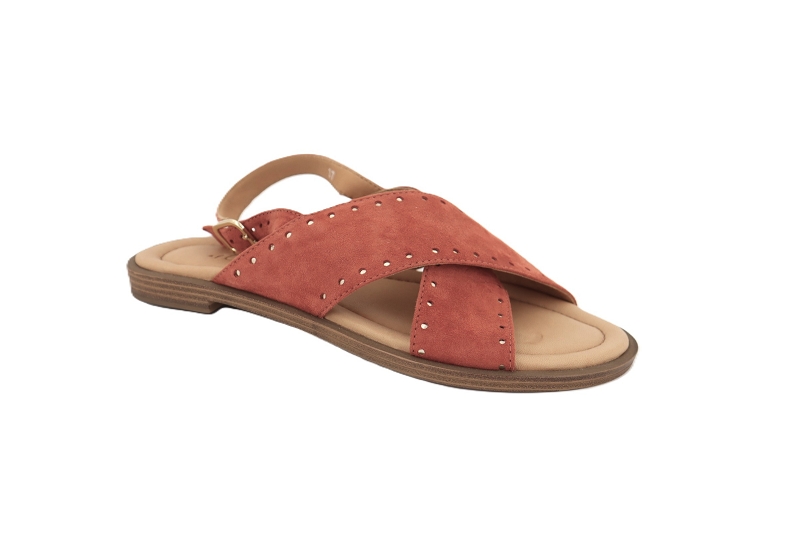 Aliwell sandales nu pieds sati marron1035101_2