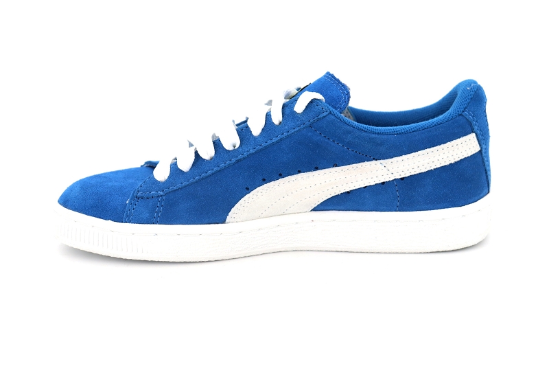 Puma  enf baskets suede jr 355110 02 bleu1596902_3