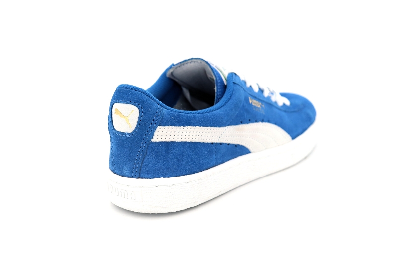 Puma  enf baskets suede jr 355110 02 bleu1596902_4