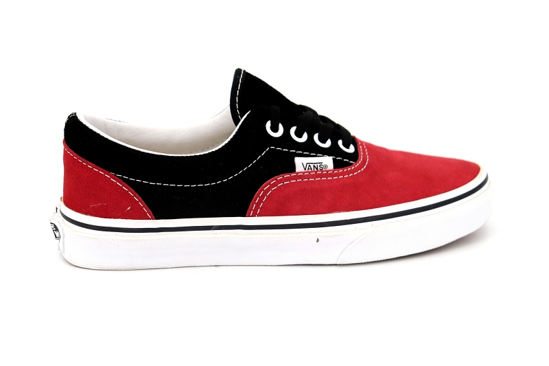 Vans baskets era nub black red noir