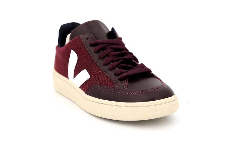 Veja baskets v12 pixel burgundy white bordeaux5024201_2
