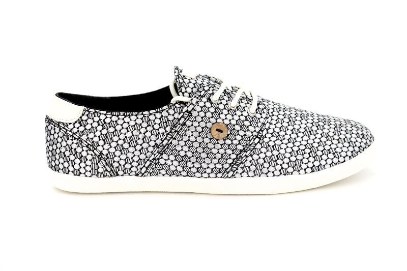 Faguo baskets cypress cotton silver noir