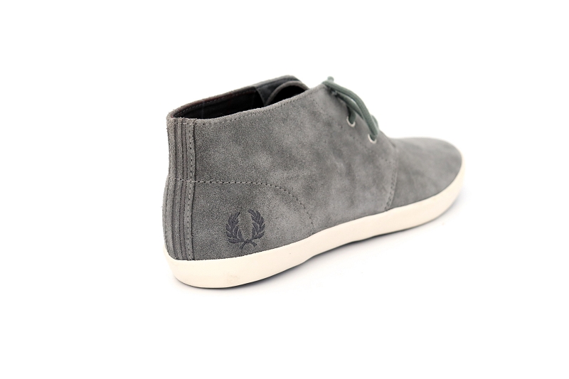 Fred perry baskets montantes b1058c byron mid suede gris5026701_4