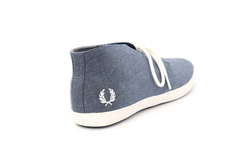 Fred perry baskets montantes b9033 byron mid chambray bleu5027101_4
