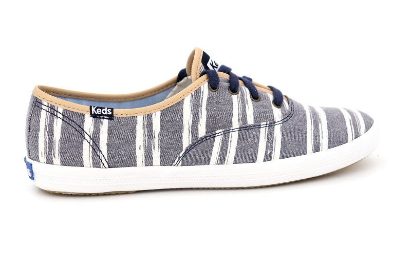 Keds baskets ch wash stripe bleu