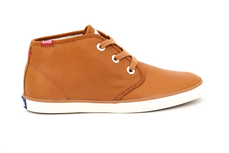 Keds baskets montantes chukka tan lea marron