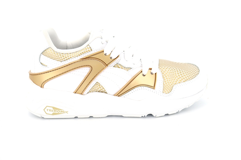 Puma baskets 362022 blaze gold white blanc