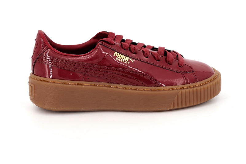 Puma baskets 363314 platform patent bordeaux