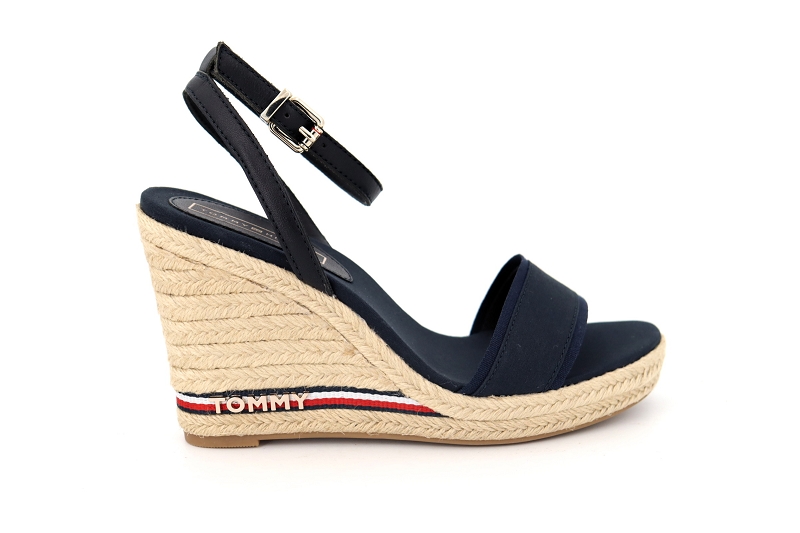 Tommy hilfiger chaussures espadrilles iconic elena midnight bleu