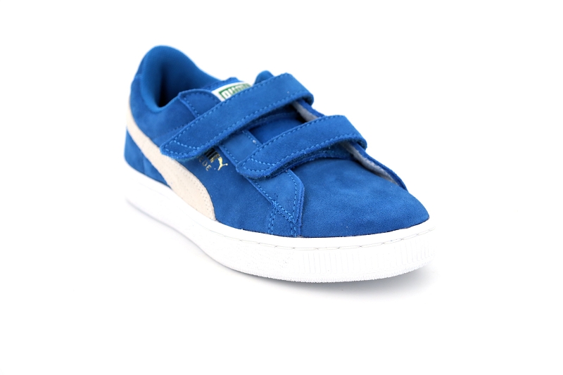 Puma  enf baskets 356274 suede 2 straps bleu5043601_2