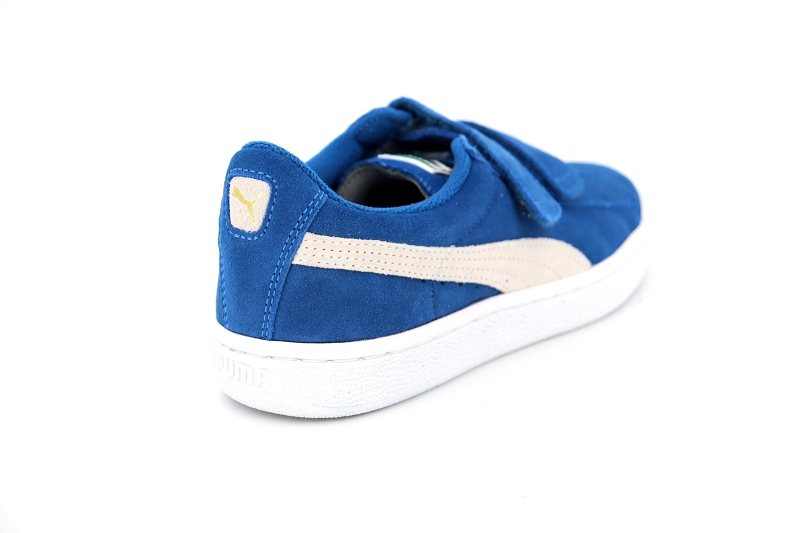 Puma  enf baskets 356274 suede 2 straps bleu5043601_4