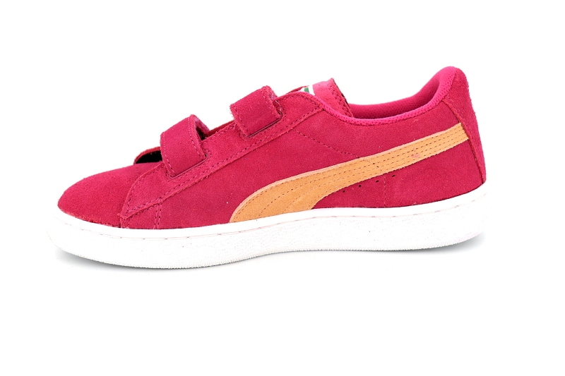 Puma  enf baskets 356274 suede 2 straps rose5043701_3