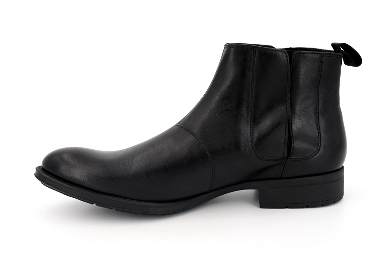 Hexagone boots et bottines ogive cuir noir noir5054401_3