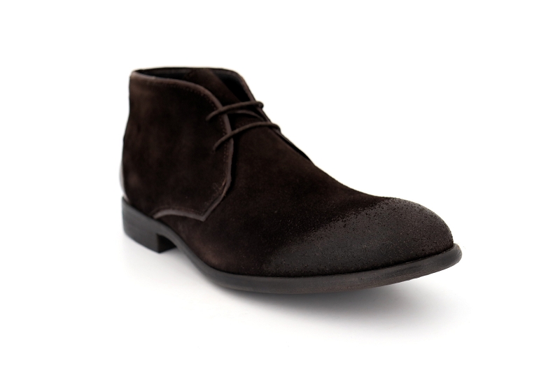 Hexagone boots et bottines oscar velours marron marron5054501_2