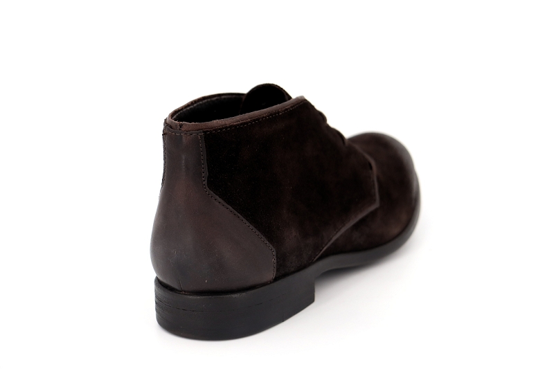 Hexagone boots et bottines oscar velours marron marron5054501_4