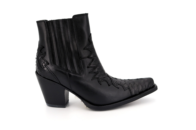 Sancho boots et bottines couleuvre noir