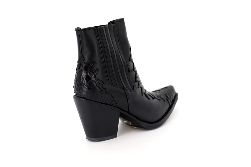 Sancho boots et bottines couleuvre noir5055001_4