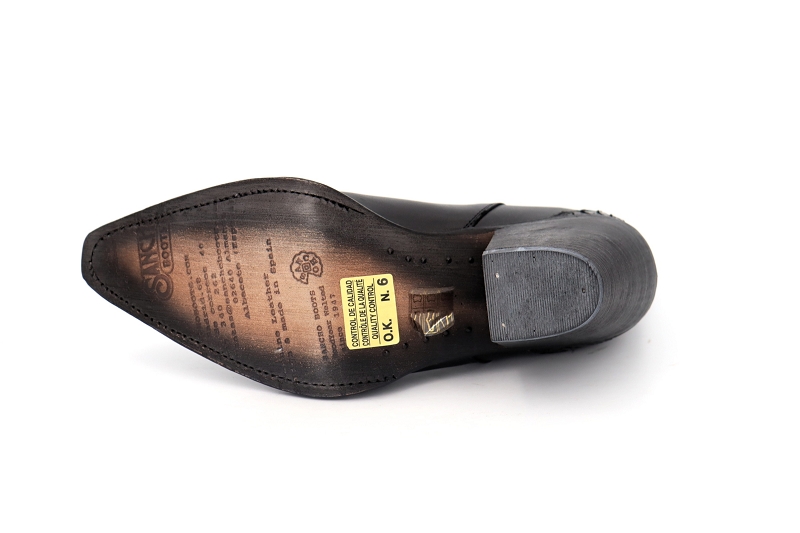 Sancho boots et bottines couleuvre noir5055001_5