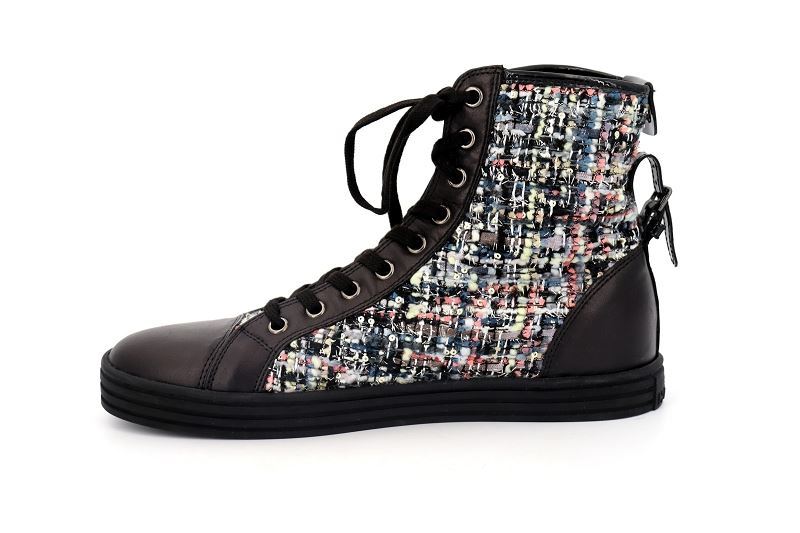 Hogan baskets montantes chanel noir5055101_3