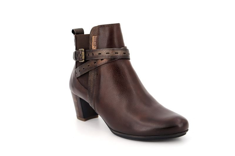 Pikolinos boots et bottines deva marron5057001_2