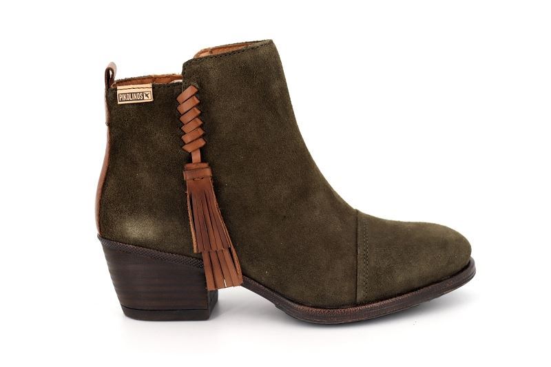 Pikolinos boots et bottines ella nub vert