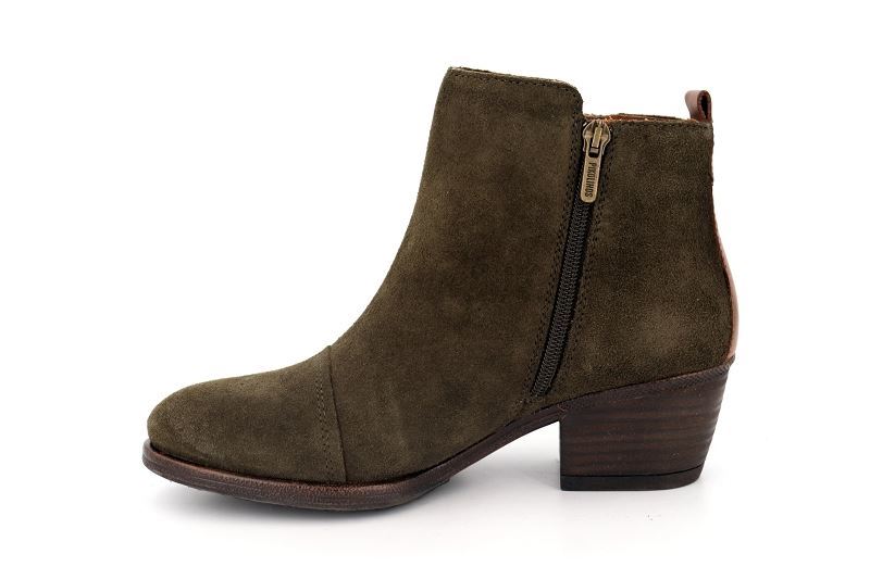 Pikolinos boots et bottines ella nub vert5057201_3