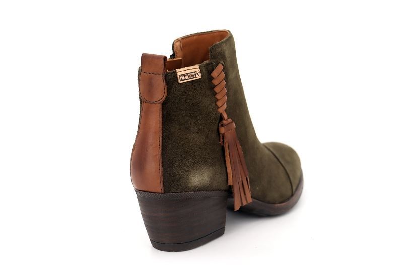 Pikolinos boots et bottines ella nub vert5057201_4
