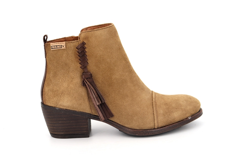 Pikolinos boots et bottines ella nub beige