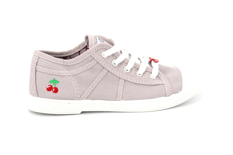 Le temps des cerises baskets basic 02 gris