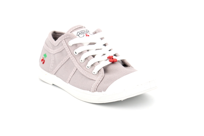 Le temps des cerises baskets basic 02 gris5063801_2